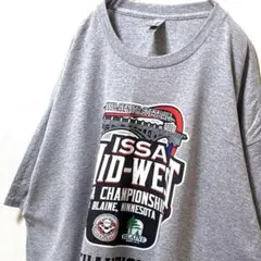 ギルダンISSAミッドウエストチャンピオン#42 Tシャツ グレー灰色2XL古着
