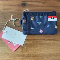 新品　レスポートサック ポケモンアンドフラワーズ ポーチ ID パスケース