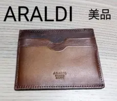 美品　ARALDI 1930　5ポケットカードケース