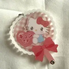 【美品】サンリオ 推し活 アクリルチャーム キティ キュンです