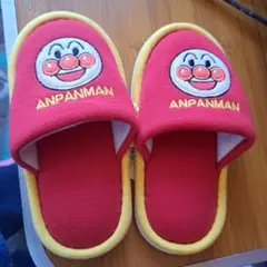 ANPANMAN スリッパ 赤 約16cm