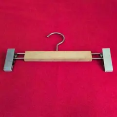 木製バークリップハンガー 5個セット