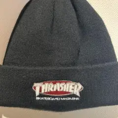 Thrasher ニット帽 黒