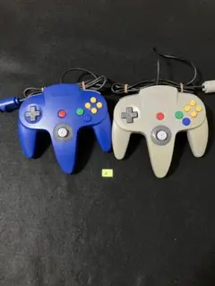 ニンテンドー64 完動品　動作良好　コントローラー　2個　セット