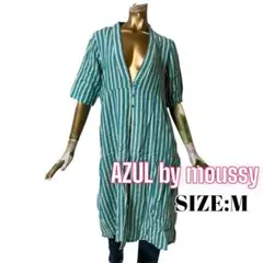 ⭐️A162⭐️ AZUL ♥ Vネック ハーフスリーブ ロングカーディガン 羽織