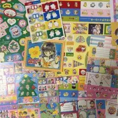 アニメキャラクター メモ用紙・シールセット