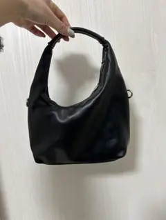 【美品】CREDONA 黒 ショルダーバッグ