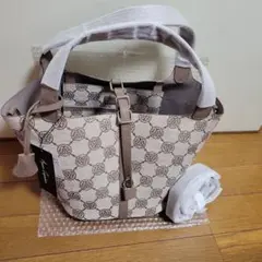 Anne　Coqine　モノグラムジャガードキューブバッグ