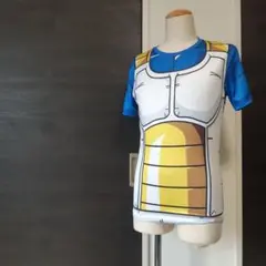 DRAGON BALL ベジータ 戦闘服 ラッシュガード アニメTシャツ