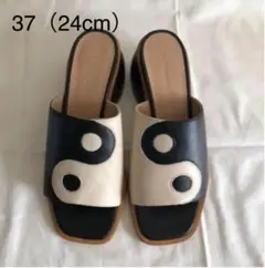 paloma-wool(パロマウール) MOON スクエアトゥサンダル 37 美品【Paloma Wool/パロマ ウール】 TORNADO ：サンダル 36