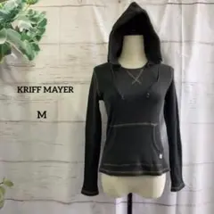 クリフメイヤー　KRIFF MAYER　フード付き　リブ編み　長袖トップス