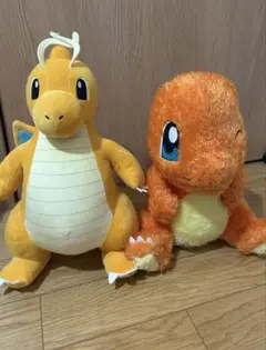 ポケモン　ポケットモンスター　ぬいぐるみ　ヒトカゲ　カイリュー