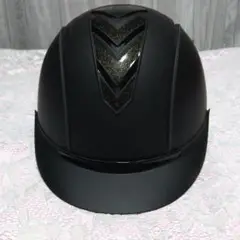 マットブラック 乗馬用ヘルメット