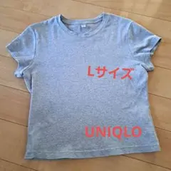 UNIQLO！　グレー 半袖 Tシャツ 　Lサイズ