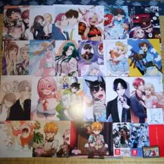 【25枚】アニメ化人気作品含む　紙類まとめ売り