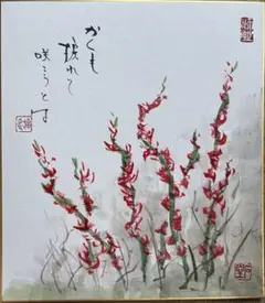 色紙(原画)ー捩花