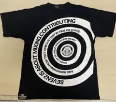 SEVEN² グラフィックTシャツ 黒