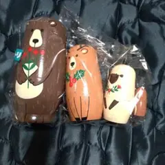 新品ニトリ アニマル クマのマトリョーシカ