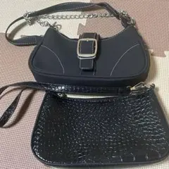 SHEIN ハンドバッグ　チェーンバッグ　２点セット