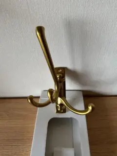 ゴールド 2フック ウォールフック