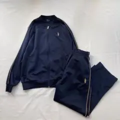 DJ HONDA 上下セット ネイビー Mトラックジャケット × ジャージパンツ