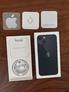 【iPhone13空箱】ケーブル付き ミッドナイト 128GB