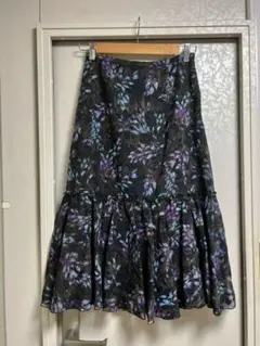 センソユニコ ロングスカート炭黒 パープル ブルー など