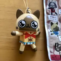 アイルー くねくねスコット ストラップ モンハン すき家 CAPCOM カプコン