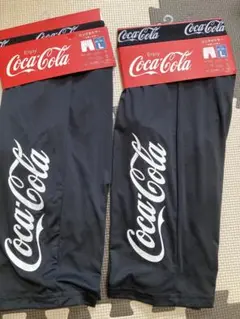 L　コカ コーラ パンツ ロング ボクサー ブラック メンズ 2枚セット Col