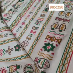 綿プリント生地　90✕250