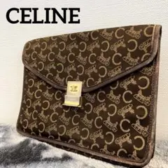 希少馬車柄✩⁺˚CELINE セリーヌ Cマカダム柄 総柄 クラッチバッグ
