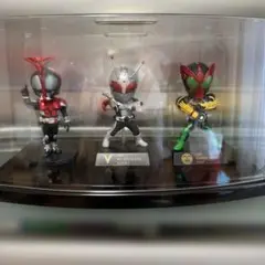 一番くじ仮面ライダー　ディフォルメクスフィギュア　スーパー1 オーズ　カブト