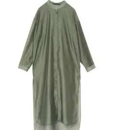 AMERI SHEER SHIRT DRESS
