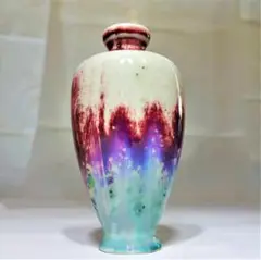 煎茶道具 湯呑み5客 松山雅英作 孔雀釉 未使用美品 時代物 珍品 旧家蔵出し 煎茶道具 湯呑み5客 松山雅英作 孔雀釉 未使用美品 時代物 珍品