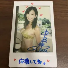 中島史恵 (なかじまふみえ)　サイン チェキ 非売品 特典 希少品 入手困難 2025年最新】Yahoo!オークション -中島史恵 チェキの中古品
