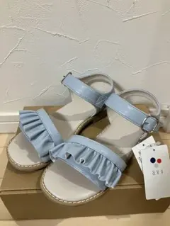 ⭐︎新品⭐︎a.v.v 21.0 フリルフラットサンダル