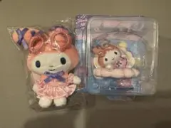 サンリオハッピーくじ2023ナイトプール　マイメロディ　フィギュア ぬいぐるみ