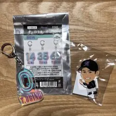 千葉ロッテ　荻野貴司選手　オーロラキーホルダー・アクリルスタンド