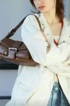 【美品】SLY FRONT BUCKLE HOBO BAG