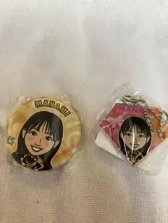 読売ジャイアンツ　チアVENUS 山本まなみ　缶バッジ　アクリルキーホルダー