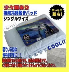 特価☆少々難あり☆接触冷感敷きパッド☆シングルサイズ