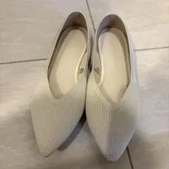 ＧＵ　ウォッシャブルニットフラットシューズ