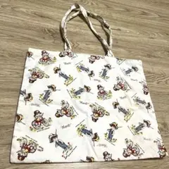 難あり　moppets モペッツトートバッグ　エコバッグ絵本バッグ　レトロ可愛い