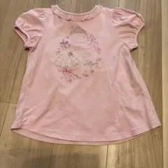 mezzo piano プリンセス刺繍トップス　130