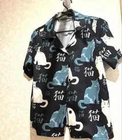 猫　ネコ　ねこ　ネコ柄　シャツ