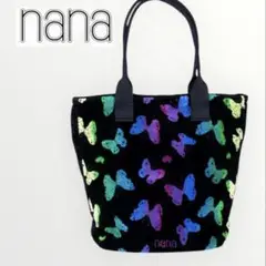 横浜ナナ　nana トートバッグ ショルダーバッグ　パープル　ピンク 横浜ナナ 日本製 タオル地 バッグ/タオル 【リニューアル】横浜