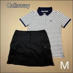 【Callaway キャロウェイ】ポロシャツ＆スカート セット M