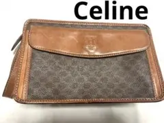 Celine マカダム柄 セカンドバッグ クラッチバッグ ヴィンテージ