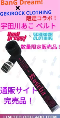 BanG Dream! × GEKIROCK CLOTHING コーチジャケット バンドリ!×ゲキクロ 第3弾復刻】UNUSUAL×宇田川巴 コラボ 限定