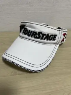 ツアーステージ TOURSTAGE ホワイト バイザー X01 X-DRIVE
